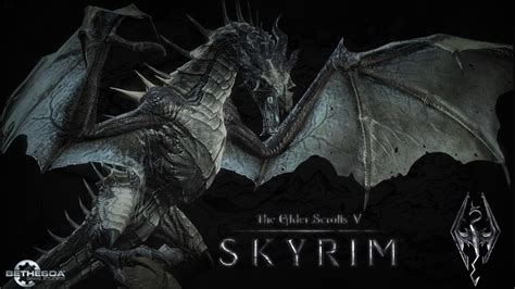 🔥 [73+] Skyrim Dragon Wallpapers | WallpaperSafari