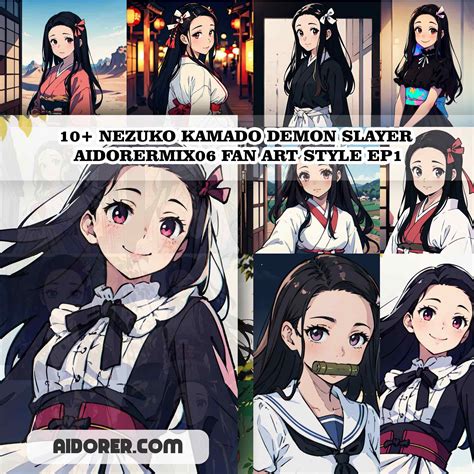 Nezuko Kamado Demon Slayer Aidorermix Fan Art Style Ep Aidorer