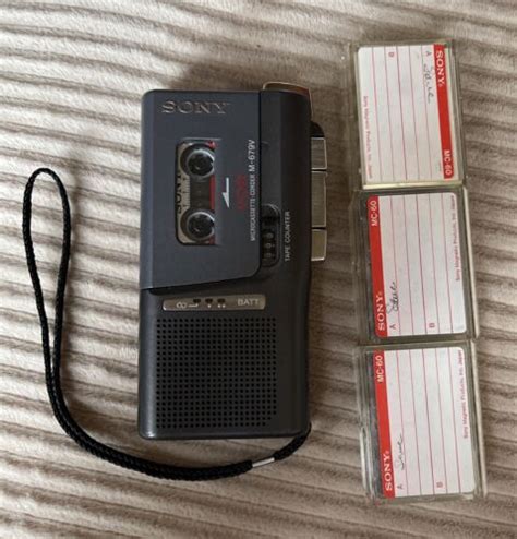 Sony Microcassette Recorder Vor M V Repair Or Parts Only Ebay