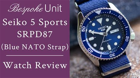 Seiko Srpd87 Review All Blue Diver On Nato Strap Youtube