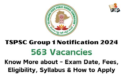 Tspsc Group Notification Vacancies How To Apply