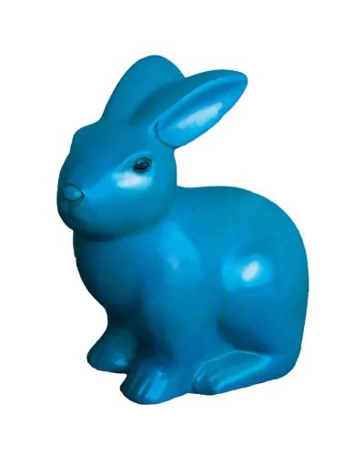 Statue Et Sculpture D Corative En R Sine D Un Lapin Bisous D Co Et