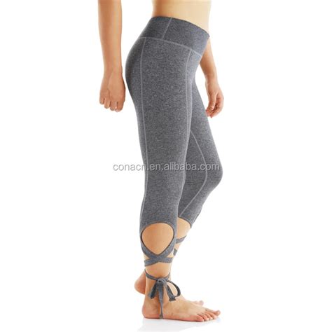 High Waist Compression Yoga Pants With Super Tush Trainer Ballet Bows