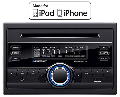 Blaupunkt New Orleans In Car Radio Double Din With Ipod Control Cd