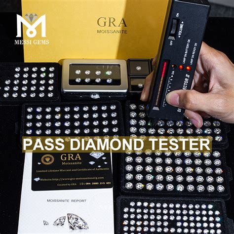 Messi Gra Pass Diamond Tester Loose Synthetic Moissanite Diamond Stone