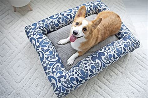 Petmate La Z Boy Rosie Dog Lounger Blue Jacquard 35 X 27 Pricepulse