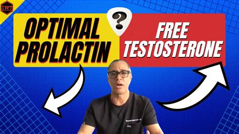 Optimal Prolactin Levels And Optimal Free Testosterone Youtube