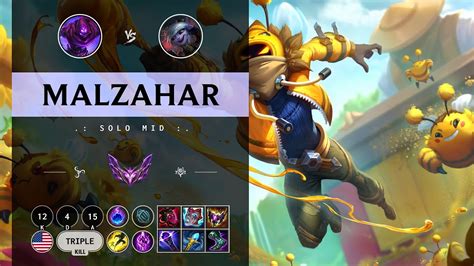 Malzahar Mid Vs Tristana NA Master Patch 14 9 YouTube