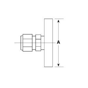 Kf To Swagelok Adapter Custom With Thru Bore High Vac Depot