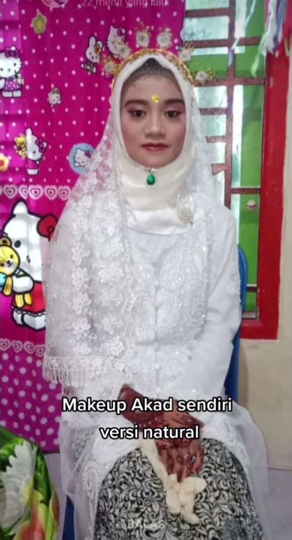 Potret Perbandingan Pengantin Dirias MUA Versus Makeup Sendiri Hasil