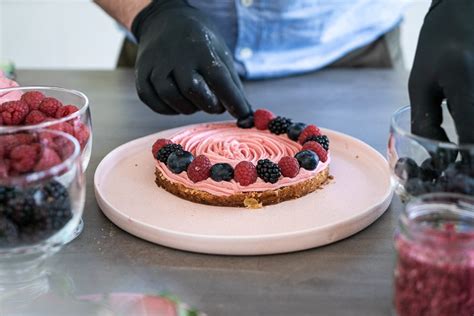 Very Berry Low Carb Naked Cake