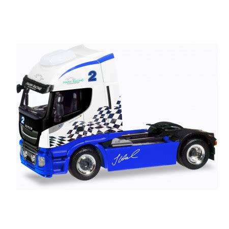 HERPA 1 87 IVECO STRALIS HIGHWAY XP RIGID TRACTOR HAHN RACING