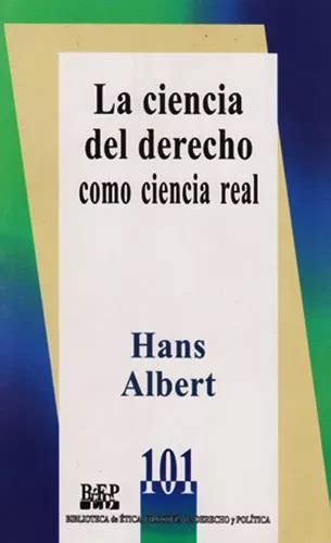 Libro Ciencia Del Derecho Como Ciencia Real La Mercadolibre