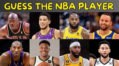 Guess The NBA Players NBA Quiz YouTube