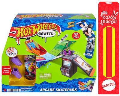 Παιχνιδολαμπάδα Arcade Skatepark HMJ Hot Wheels Skroutz gr