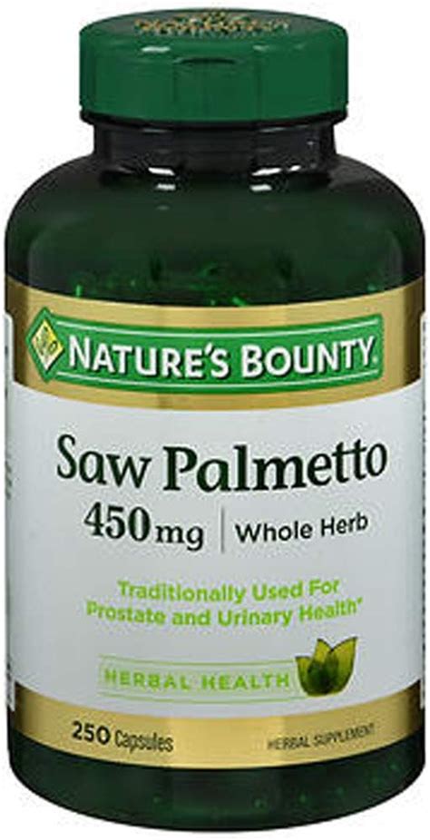 Amazon Saw Palmetto Extract Mg Capsules Gluten Free