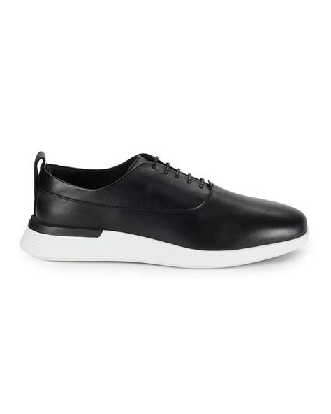 Wolf & Shepherd Leather Sneakers in Black for Men | Lyst