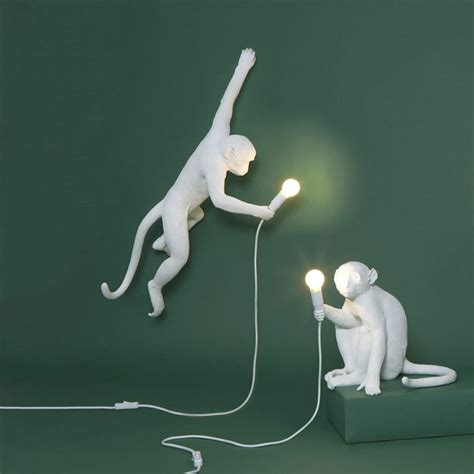 Lampada Scimmia Appesa A Destra Monkey Lamp Seletti DomuStore