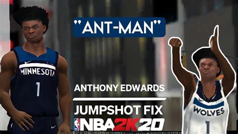 Anthony Edwards Jumpshot Fix 2k20 Mobile YouTube