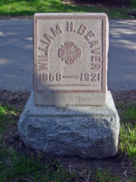 William Henry Beaver 1868 1921 Memorial Find A Grave