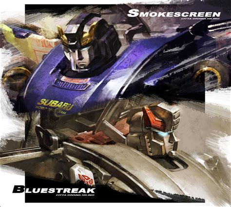 Smokescreen And Bluestreak By Xiling On Deviantart