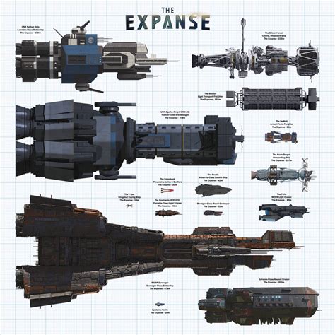 The Expanse Ships 2x By Ravencwg On Deviantart