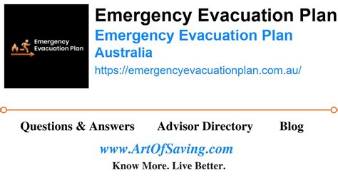 Emergency Evacuation Plan Emergency Evacuation Plan Australia Art Of Saving