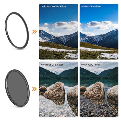 58mm Filter Kit MCUV CPL Circular Polarizer Filter MCUV Protection