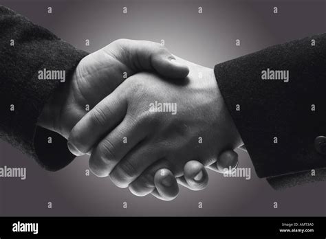 Handshake Black And White Hi Res Stock Photography And Images Alamy