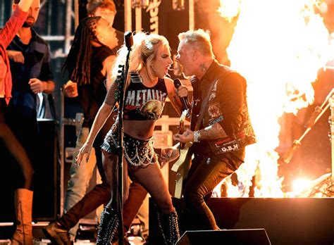 Lady Gaga & Metallica Perform 'Moth Into Flame' For Grammys ...