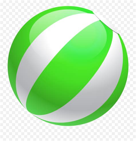 Transparent Green Beach Ball Clipart Clip Art Emojiemoji Beach Ball