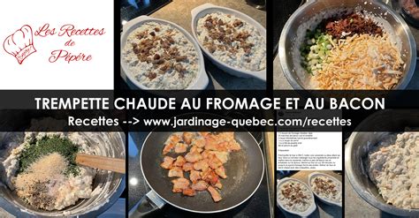 Trempette chaude au Fromage et au Bacon Recettes de Pépére