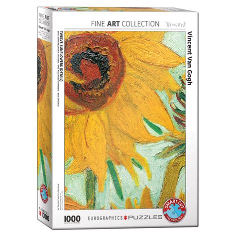 173 1000pce Puzzles 6000 5429 Sunflower By Vincent Van Gogh Educo