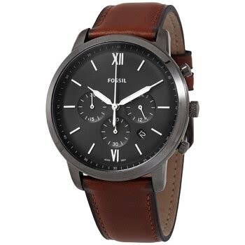 Fossil Coachman Chronograph Cuff Leather Men S Watch CH2565