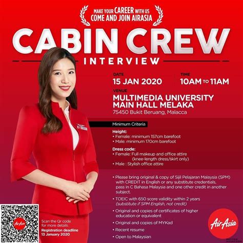 Airasia Cabin Crew Walk In Interview [melaka] January 2020 Better