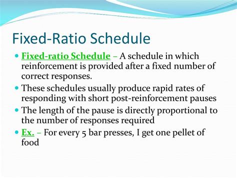 Understanding The Benefits Of Fixed Ratio Schedule Of Reinforcement