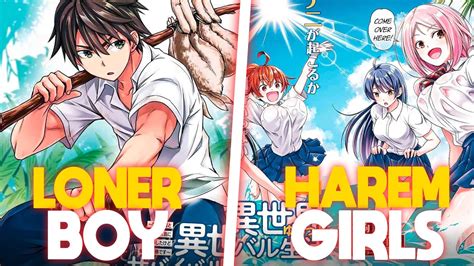 Loner Boy Trapped On Island With Beatiful Girs Starts A Harem Manga Recap Youtube