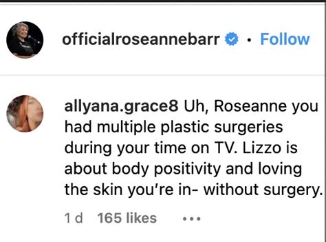 Roseanne Barr Shares Old Pic In Lingerie After Breast Reduction Fans