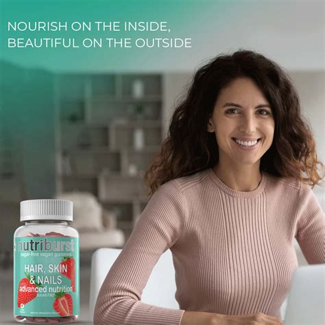 Buy Nutriburst Hair Skin Nails Gummies Enriched With Biotin