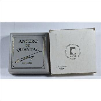 Portugal Silver Escudos Poet Antero De Quental Th