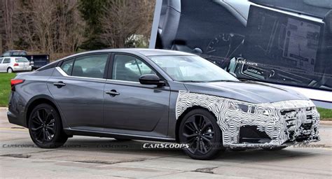 Nissan Altima Spied With A Sportier Face And Larger Infotainment