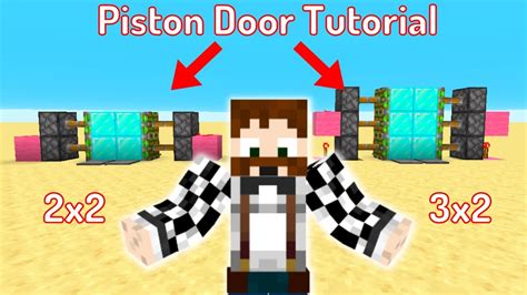 2x3 Piston Door Minecraft 121 Redstone Tutorial Youtube