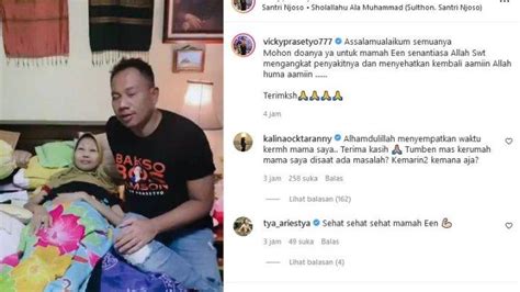 Meski Sudah Cerai Vicky Prasetyo Tetap Rawat Ibu Kalina Oktarani