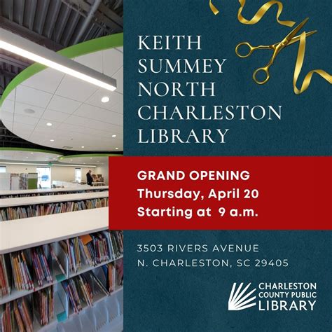 New Keith Summey North Charleston Library To Open On April 20