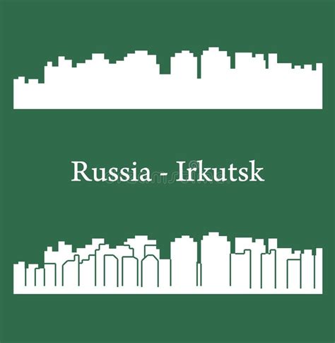 Irkutsk Russia Silhouette Map with Transparent Background Stock Vector - Illustration of ...