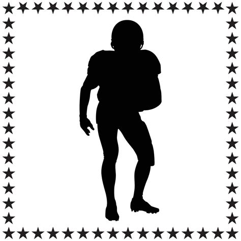 Football Silhouette illustration, Football Silhouette, football helmet ...