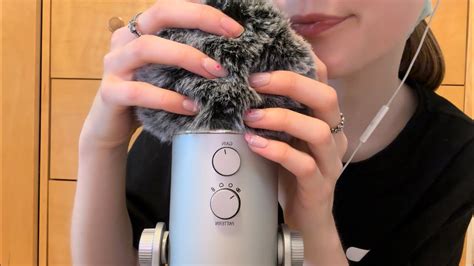 Asmr Fluffy Mic Scratching Up Close Whispers ⭐️ Youtube