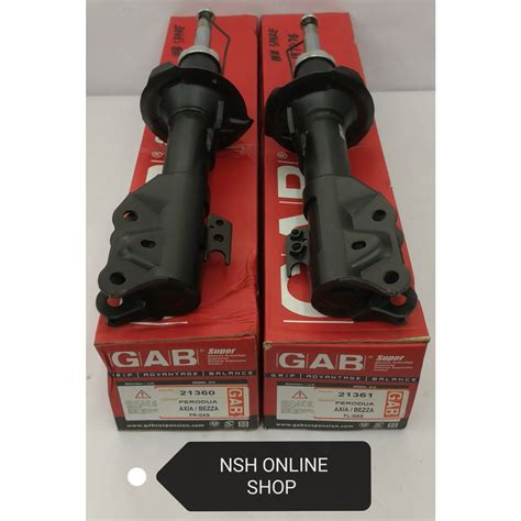 Gab Super Premium Shock Absorber Front For Perodua Axia Bezza Gas