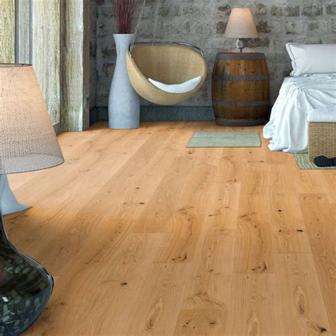 Oak Lacquered Engineered Wood Flooring 150mm X 10mm X Random Lengths