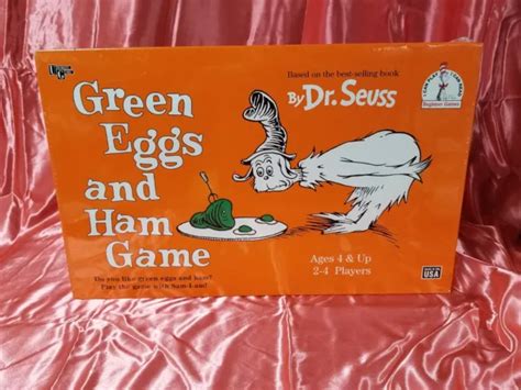 Green Eggs And Ham Board Game Dr Seuss University Games Brand New